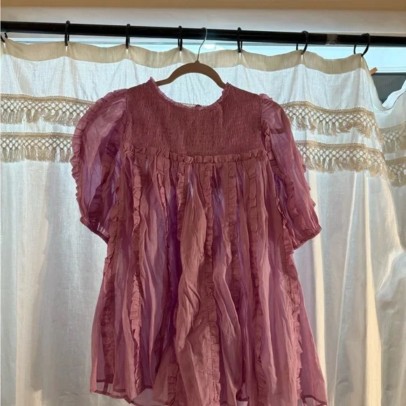 Free People Ruffled Blouse - Picture 3 of 3